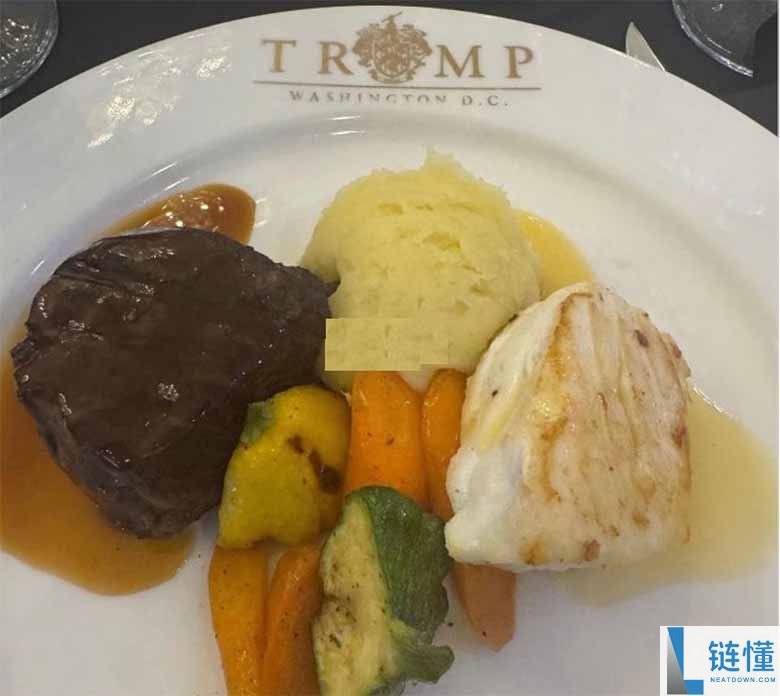 饿肚子离开,川普Meme币Trump晚宴牛排照曝光！TikTok网红