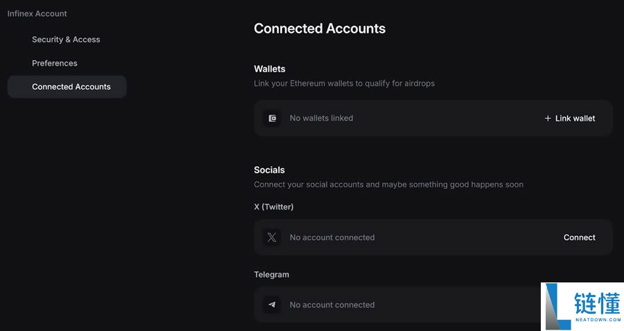 Infinex是什么?Infinex钱包创建帐户与操作教学