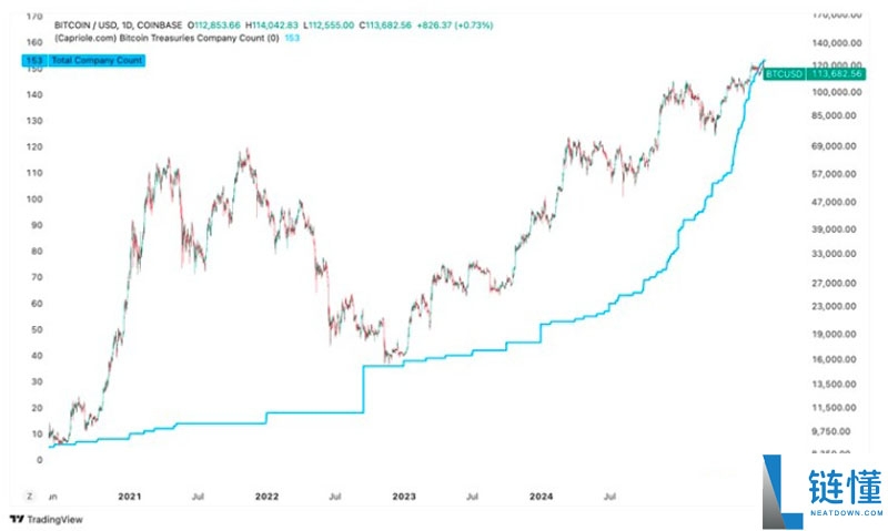 比特币(BTC)财库公司的崛起与风险关系分析