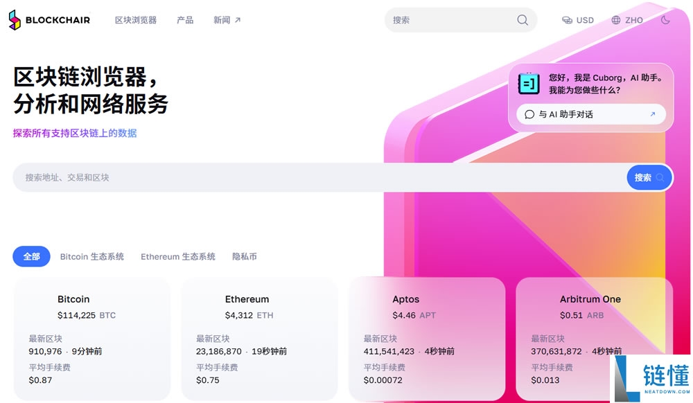 免费的加密货币链上数据查询网址有哪些?