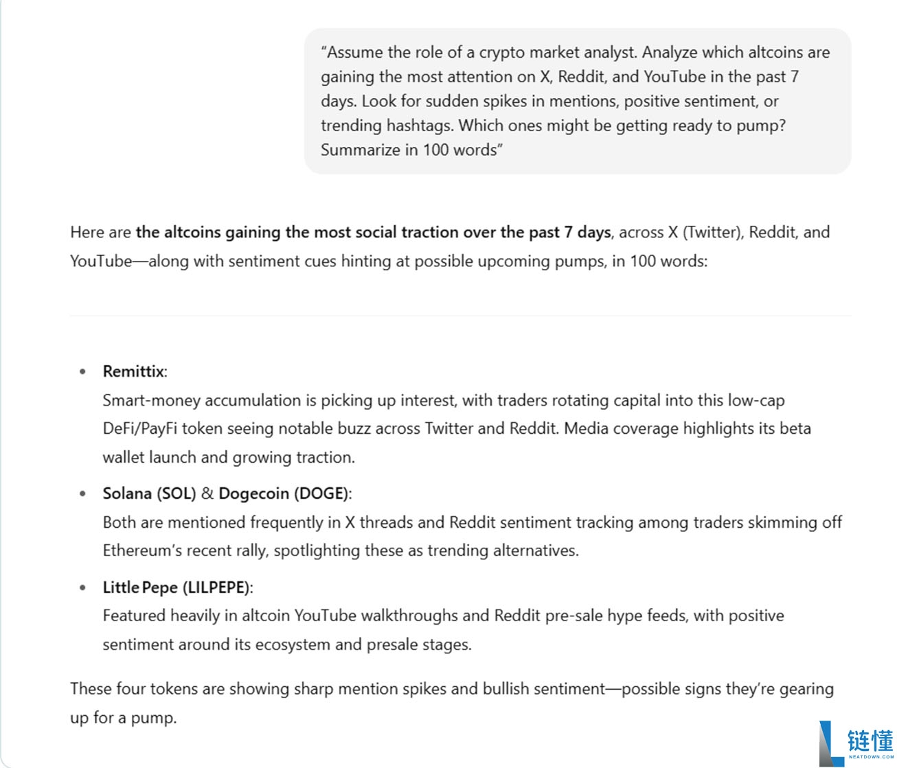什么是山寨币拉盘?如何使用ChatGPT预测山寨币上涨?