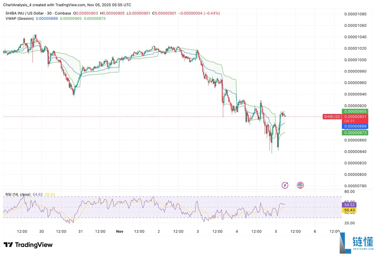 SHIB今日价格预测:BTC达到12.5万美元,SHIB能达到0.0001美元吗?
