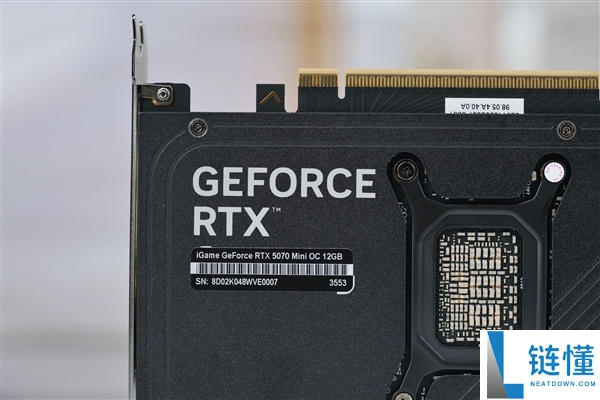 ITX机能小钢炮,七彩虹RTX 5070 Mini OC 12GB图赏