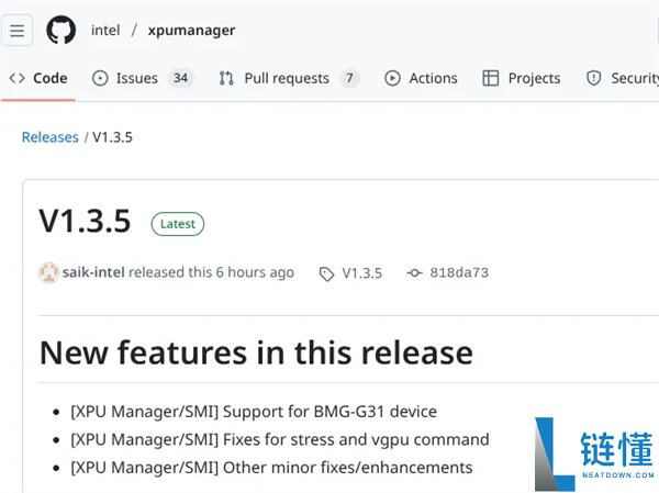 Intel更高端独显邻近,BMG-G31再添官方证据