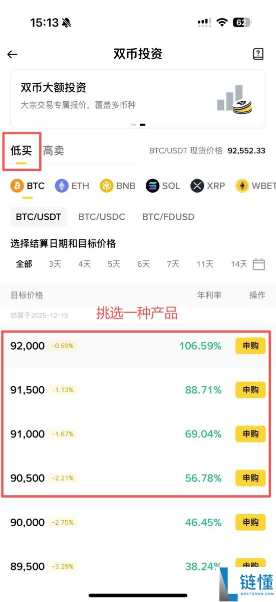 币安双币投资教学:运作方式及高收益背后的3种风险