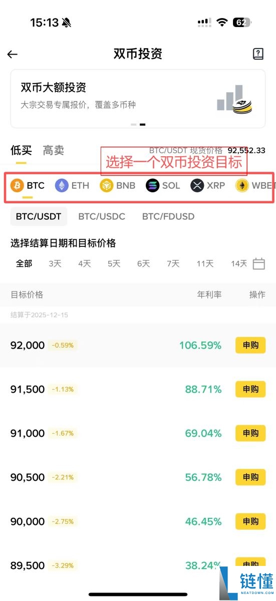 币安双币投资教学:运作方式及高收益背后的3种风险