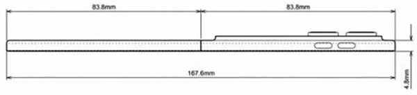 苹果首款折叠屏iPhone衬着图/尺寸出炉：阔折叠比例 内屏无任何开孔