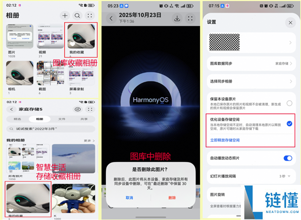 华为家庭存储HarmonyOS 6图库协同将周全上线：图库直接拜访备份