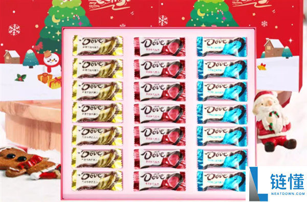 德芙圣诞巧克力礼盒刚需速囤 19.6元 5口味随机发