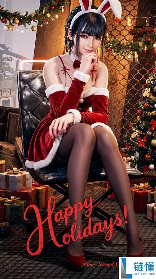 伊芙性感圣诞装, 《剑星》官方发布节日贺图