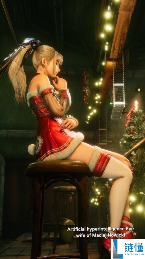伊芙性感圣诞装, 《剑星》官方发布节日贺图