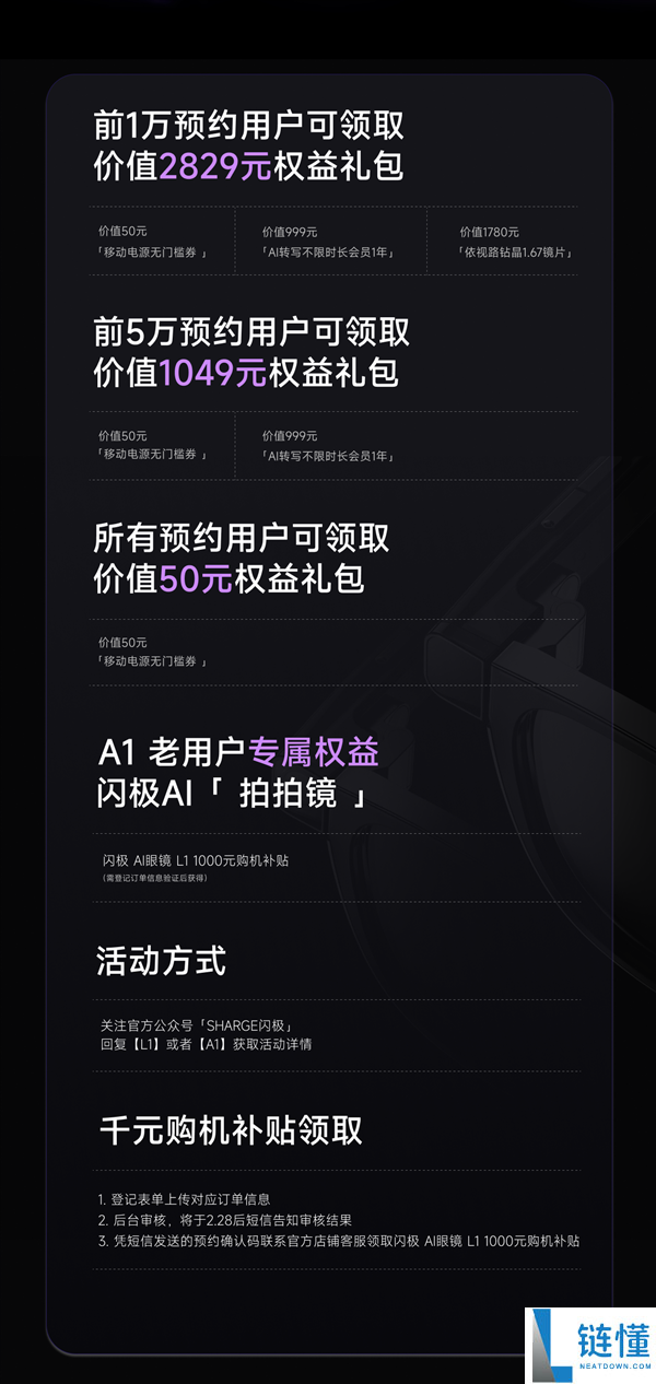 2999元 闪极loomos AI拍摄眼镜L1发布：全天候自动AI录制