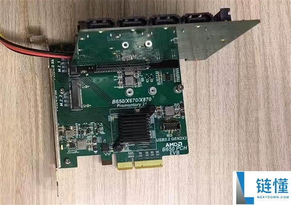 AMD 600/800芯片组居然插在Intel 主板上,带来更多M.2 、SATA、USB