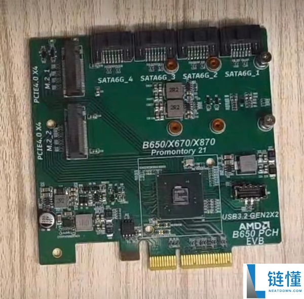 AMD 600/800芯片组居然插在Intel 主板上,带来更多M.2 、SATA、USB