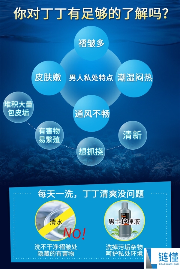 祛垢抑味 清新温馨,娇妍男士私处护理液大促：9.9包邮
