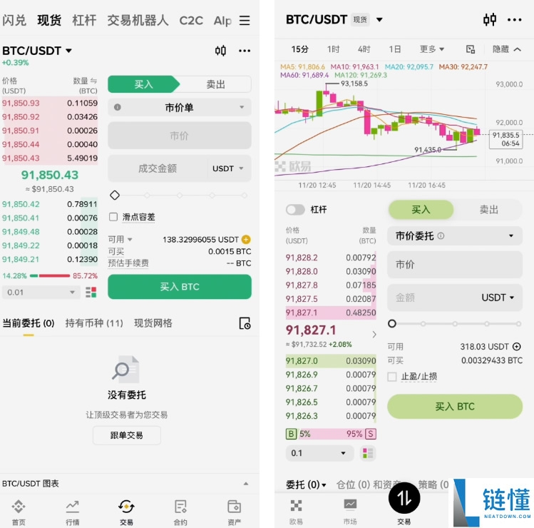 欧易和币安哪个更好?从资金安全、界面操作、功能和交易费综合对比分析