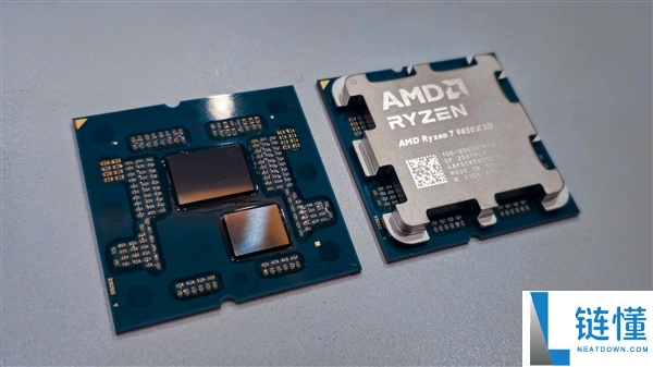 全球最快游戏CPU开盖:AMD锐龙7 9850X3D实拍首发,
