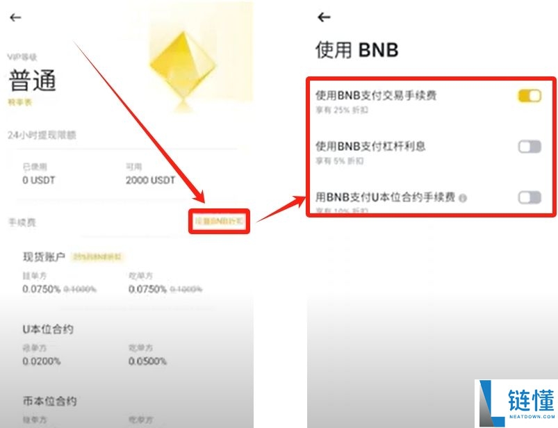 币安合约账户开通并获得返佣手续费操作指南