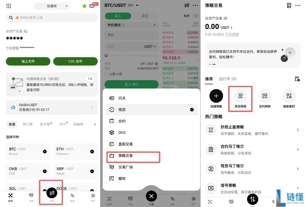 OKX网格交易全攻略:什么是网格交易?网格交易各种模式的差异与设置教学