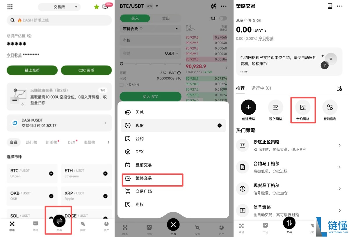 OKX网格交易全攻略:什么是网格交易?网格交易各种模式的差异与设置教学