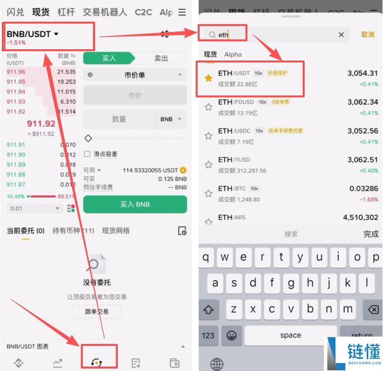 如何将BI安钱包的USDT转回BI安交易所?(BEP20、ERC20和TRC20链发送)