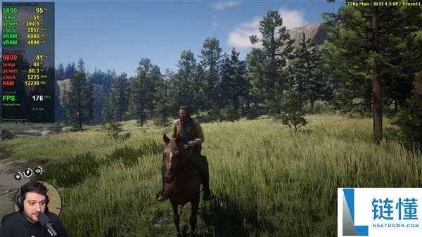 NVIDIA DLSS 4.5让老外惊呼魔法,240p马赛克画质秒变高清可玩