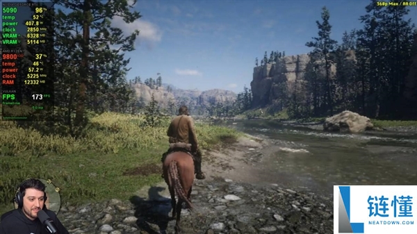 NVIDIA DLSS 4.5让老外惊呼魔法,240p马赛克画质秒变高清可玩