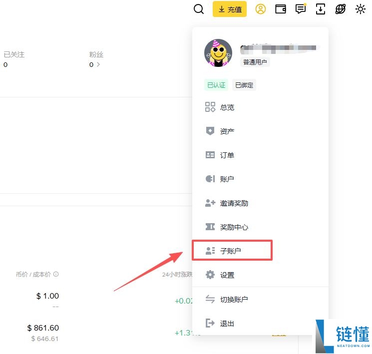 币安子帐户是什么?如何注册与切换?币安子帐户使用的图文教学