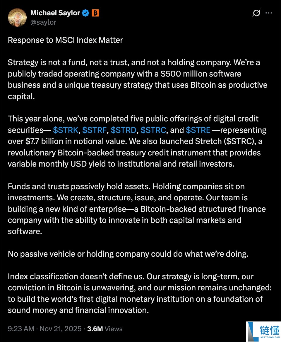 一文了解Strategy和比特币(BTC)支持者呼吁“抵制”摩根大通