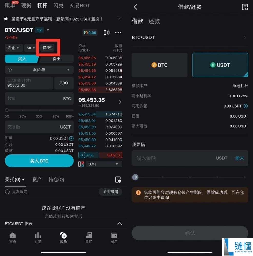 如何在Bitget上进行杠杆交易？Bitget进行杠杆交易的图文教程(App端/网页端)