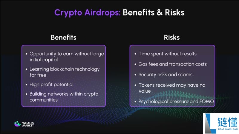 什么是加密货币空投?有哪些类型?加密货币空投参与的益处和风险分析