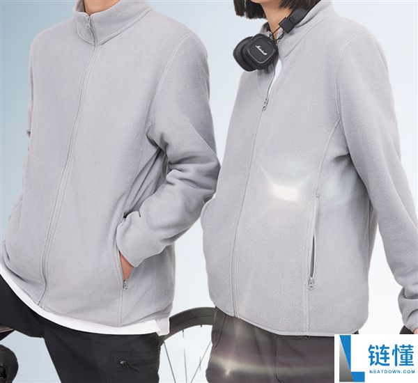 外穿内搭都舒畅：京造防静电摇粒绒外衣59元直降百元