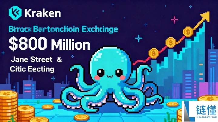 Kraken完成8亿美元融资，估值达200亿美元