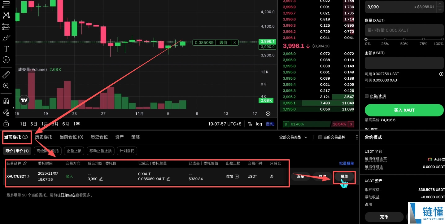 如何买入黄金RWA代币？OKX交易所购买黄金RWA代币XAUT教程