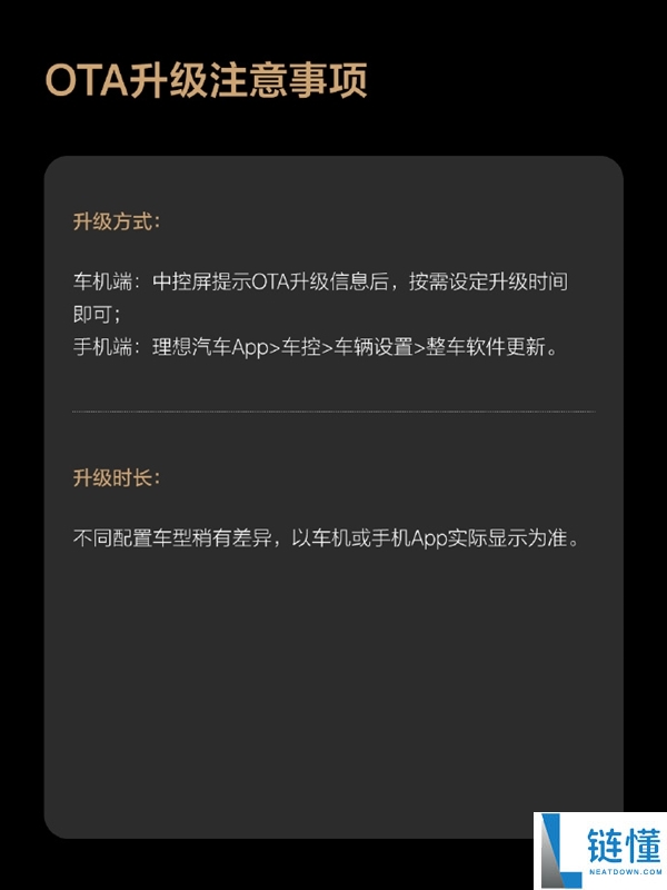 抱负汽车史诗级OTA更新:40项新功能一文看懂