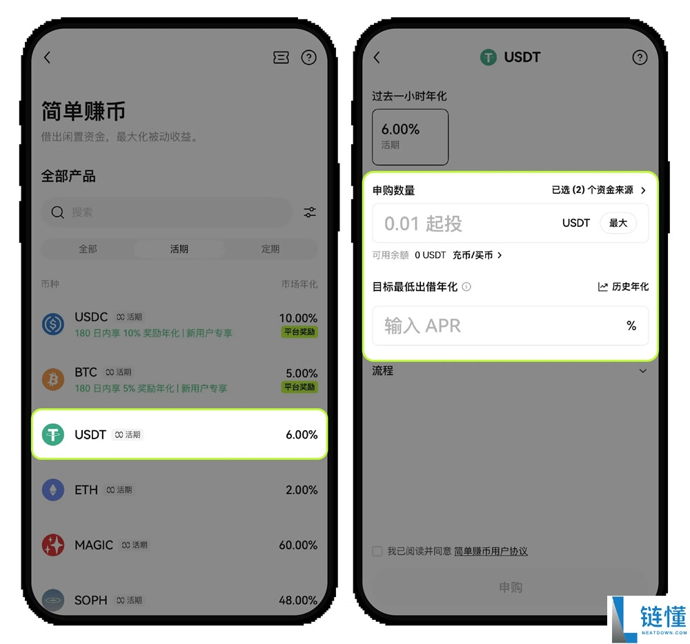 链上赚币和简单赚币哪个安全些?如何参与申购与赎回?