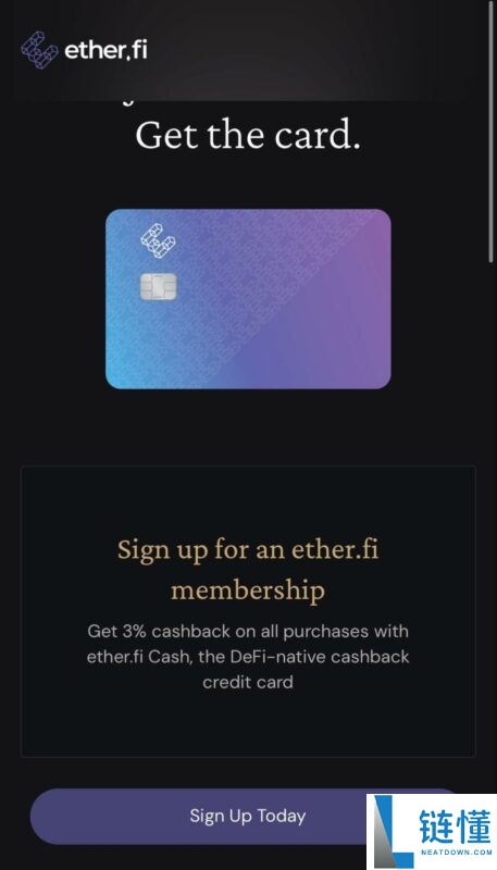 Ether.fi Cash加密货币信用U卡完整教学:注册、出入金、现金回馈3%