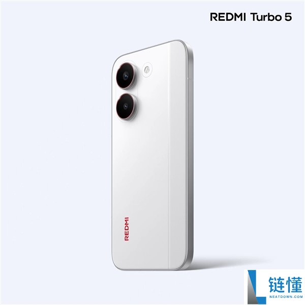 REDMI Turbo 5外观揭晓:6.59英寸黄金中尺寸,金属中框+玻璃背板