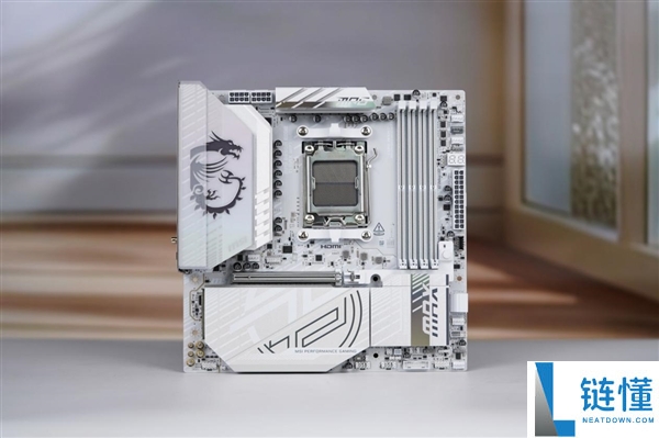 高颜值雪白刀锋,微星MPG B850M EDGE TI MAX WIFI图赏