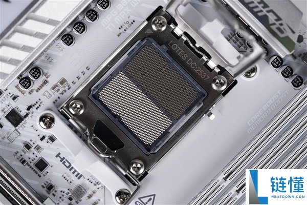 高颜值雪白刀锋,微星MPG B850M EDGE TI MAX WIFI图赏