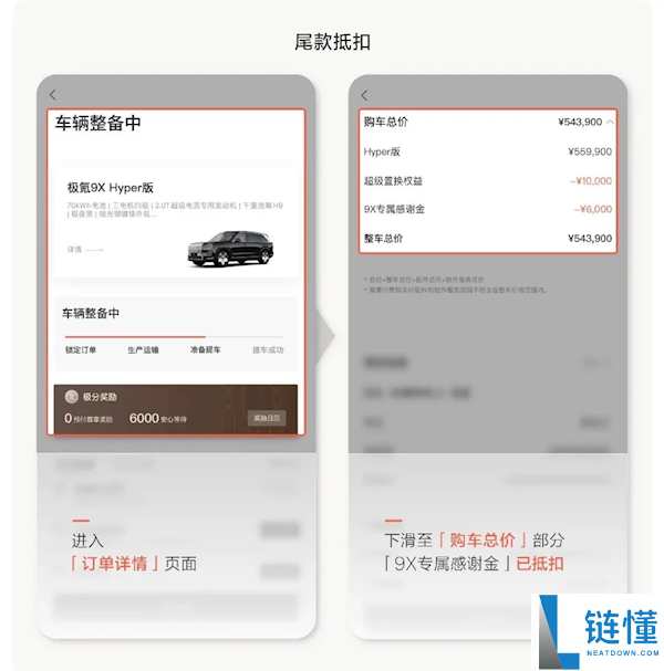 极氪9X供不应求,极氪推专属感激金 晚交一天弥补200元