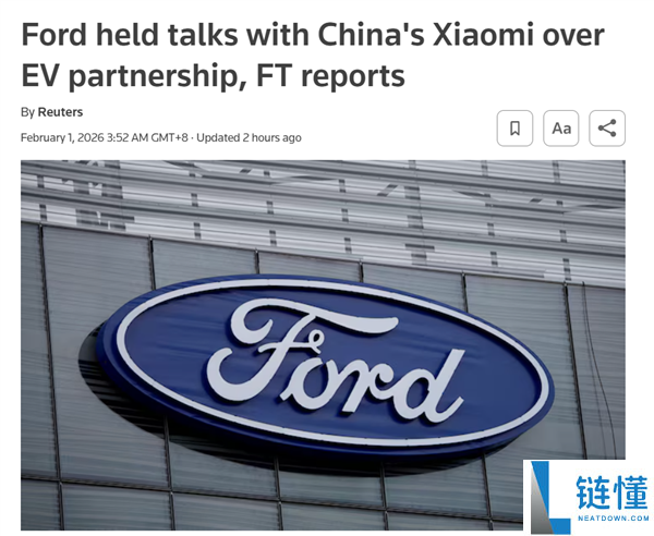 福特CEO屡次爆赞小米SU7,曝福特与小米会商协作在美国卖车