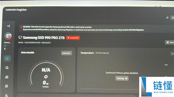 捡廉价买2TB三星990 PRO上当:速度仅20MB/s,Windows竟还显示正品