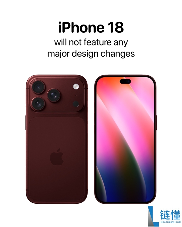 仍是熟习的滋味 iPhone 18系列外观出炉：横向大矩阵镜组+小灵动岛