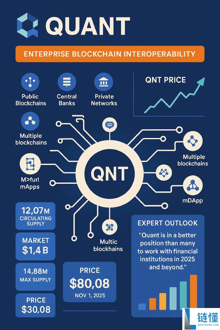 Quant (QNT)币是什么？ 实时加密货币概览和美元价格（2025 年更新）