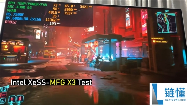 四大哥卡战将来,Intel锐炫A380成功启用XeSS 3多帧生成,帧率直接翻三倍