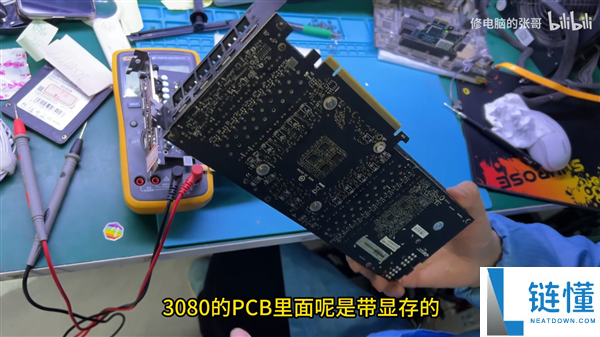 女友生气怒砸RTX 3080 Ti,PCB严重变形曲折：搬板成功新生