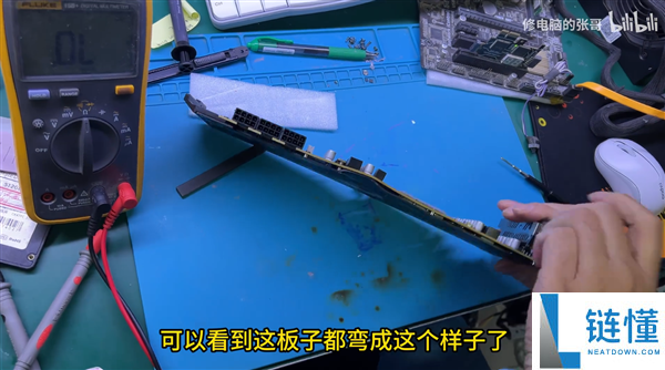 女友生气怒砸RTX 3080 Ti,PCB严重变形曲折：搬板成功新生