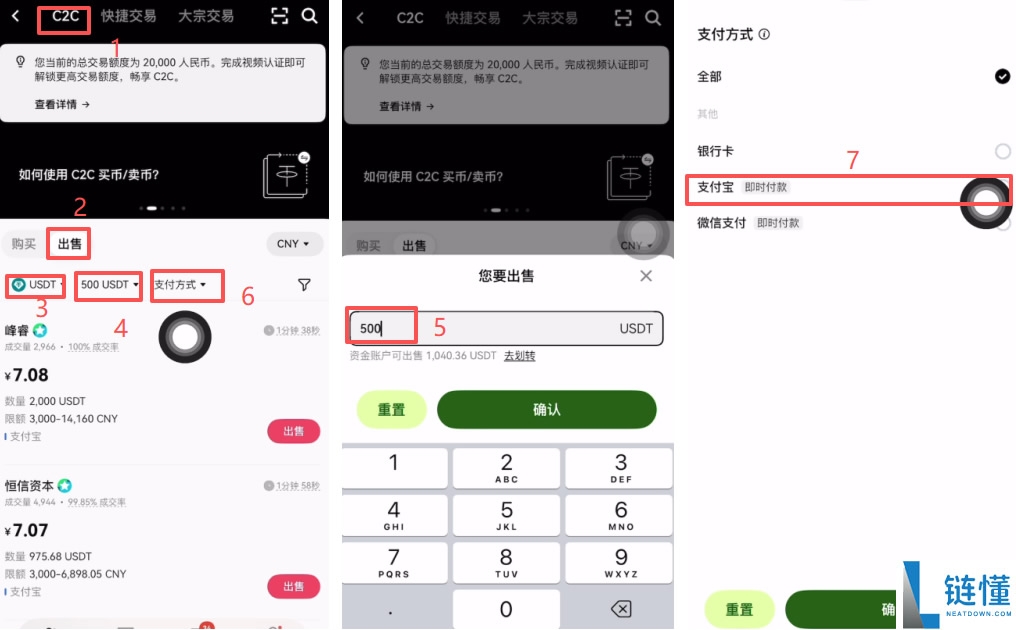 USDT与C2C交易与避坑指南：欧易C2C买币入金和出金USDT全流程