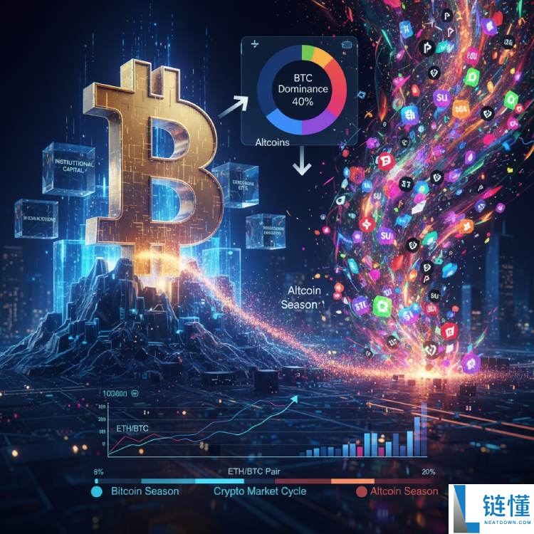 本轮山寨币与比特币表现对比:一文识别加密货币市场的资本轮动
